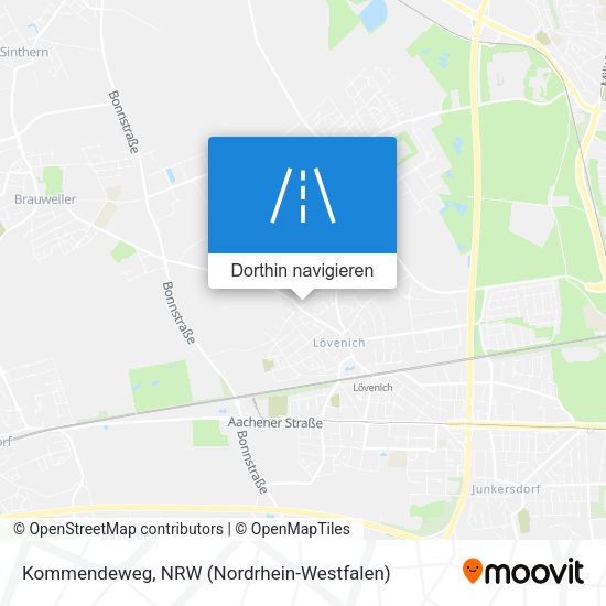 Kommendeweg Karte