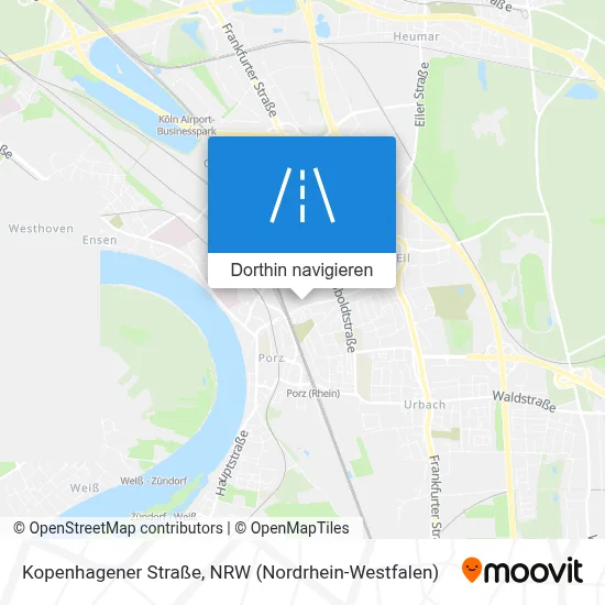 Kopenhagener Straße Karte