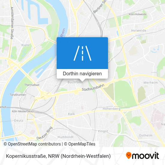 Kopernikusstraße Karte