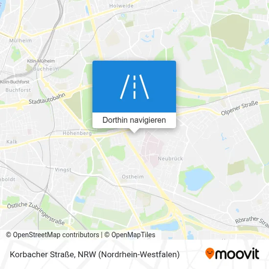 Korbacher Straße Karte