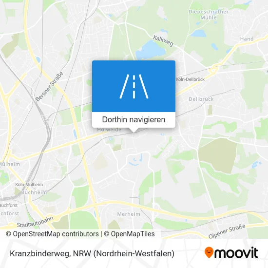 Kranzbinderweg Karte