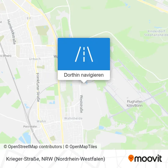 Krieger-Straße Karte