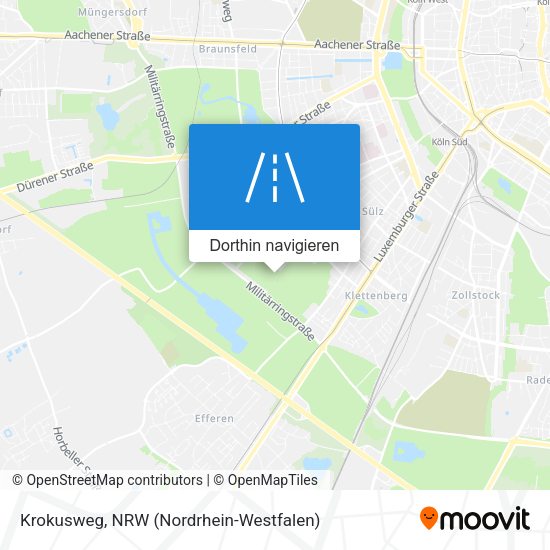 Krokusweg Karte