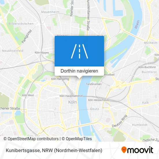 Kunibertsgasse Karte