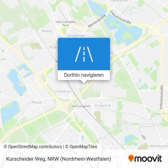 Kurscheider Weg Karte