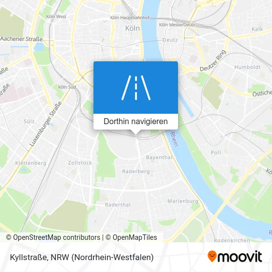 Kyllstraße Karte