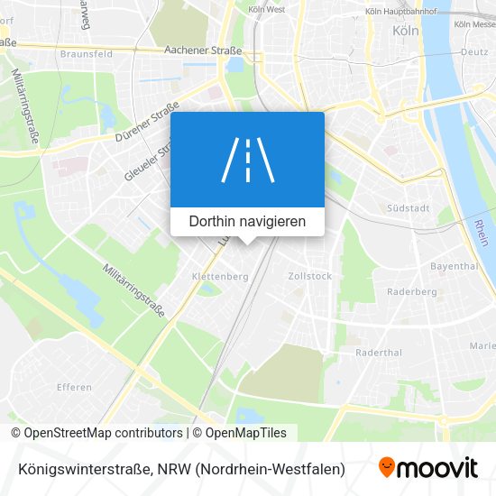 Königswinterstraße Karte