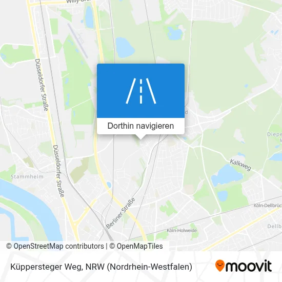 Küppersteger Weg Karte