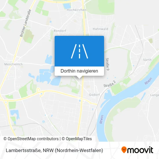 Lambertsstraße Karte