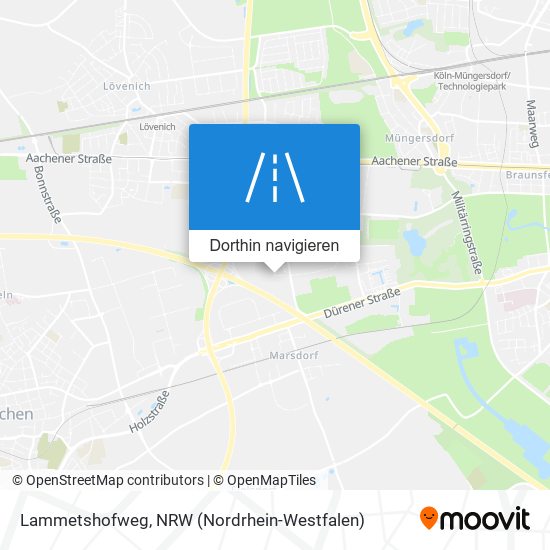 Lammetshofweg Karte