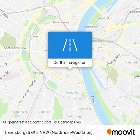 Landsbergstraße Karte