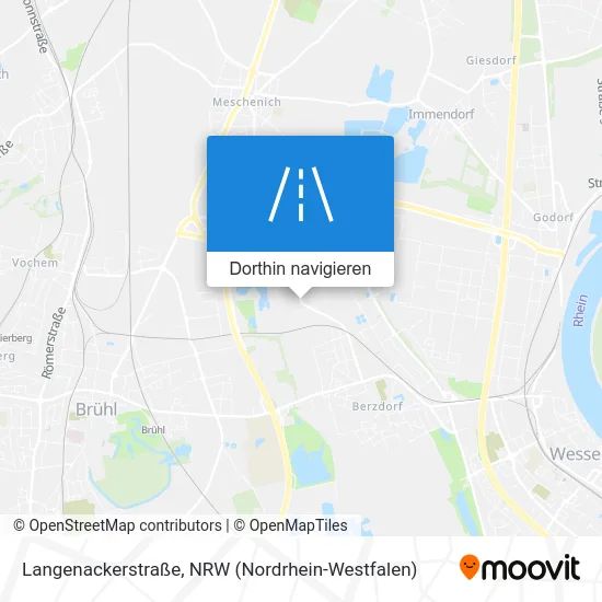 Langenackerstraße Karte