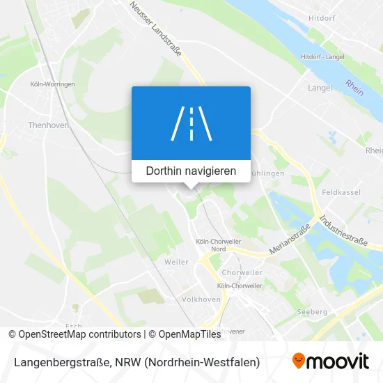 Langenbergstraße Karte