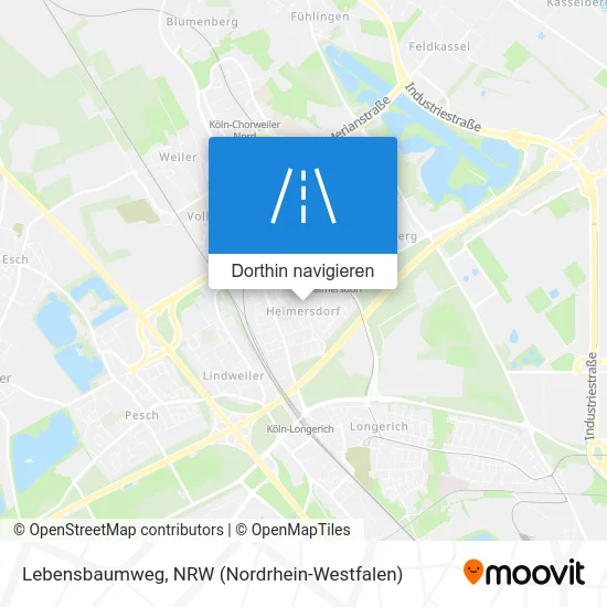Lebensbaumweg Karte