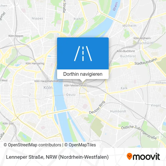 Lenneper Straße Karte