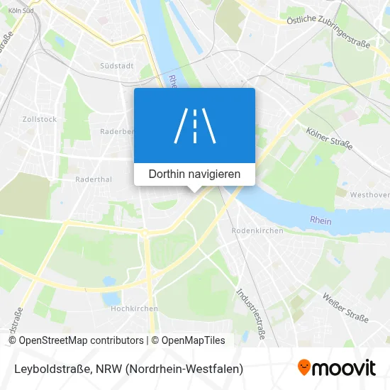 Leyboldstraße Karte