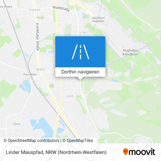 Linder Mauspfad Karte