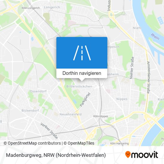 Madenburgweg Karte