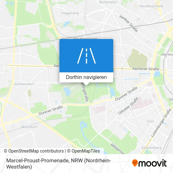 Marcel-Proust-Promenade Karte