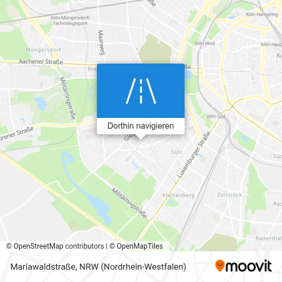 Mariawaldstraße Karte