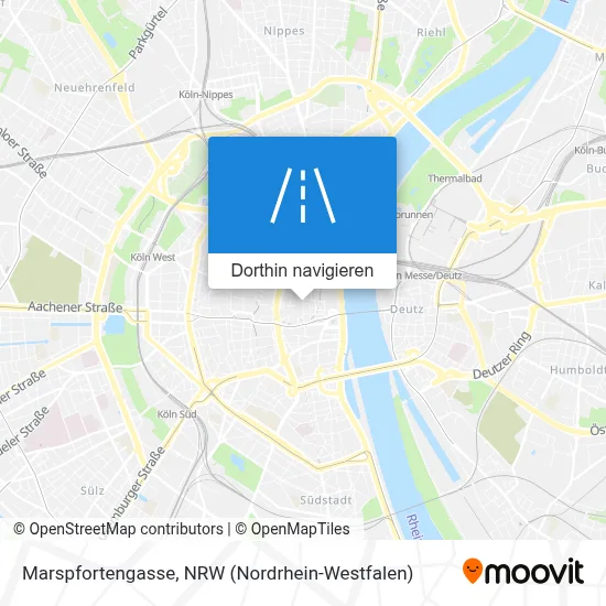 Marspfortengasse Karte