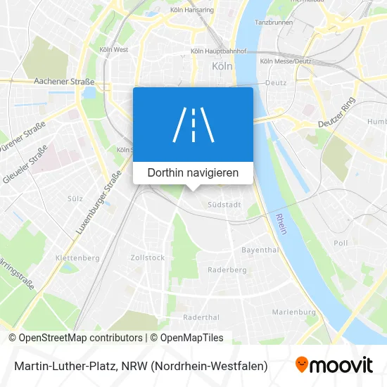 Martin-Luther-Platz Karte