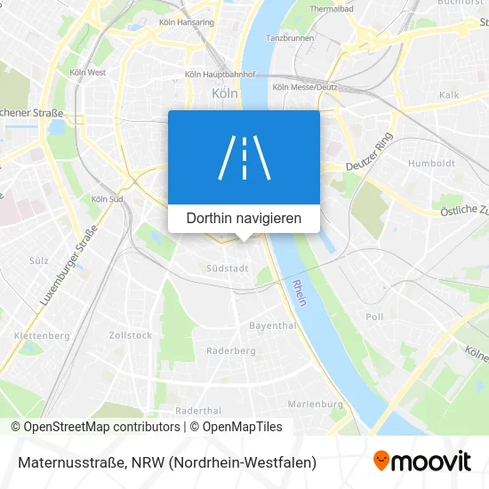 Maternusstraße Karte