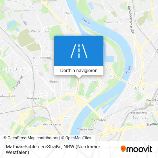 Mathias-Schleiden-Straße Karte