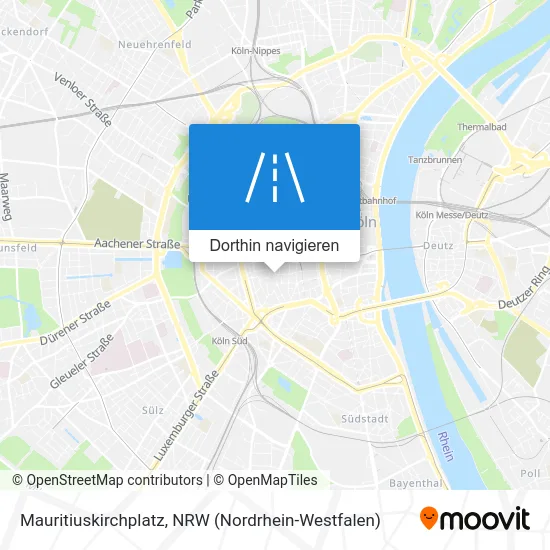 Mauritiuskirchplatz Karte