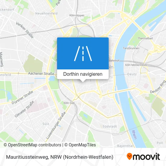 Mauritiussteinweg Karte