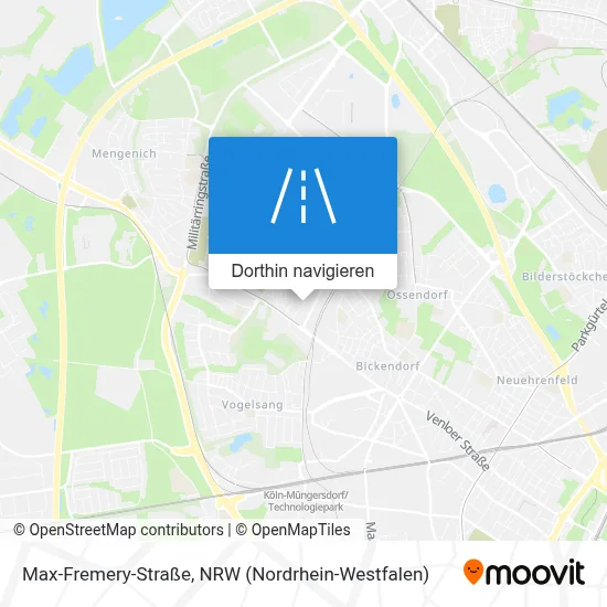 Max-Fremery-Straße Karte