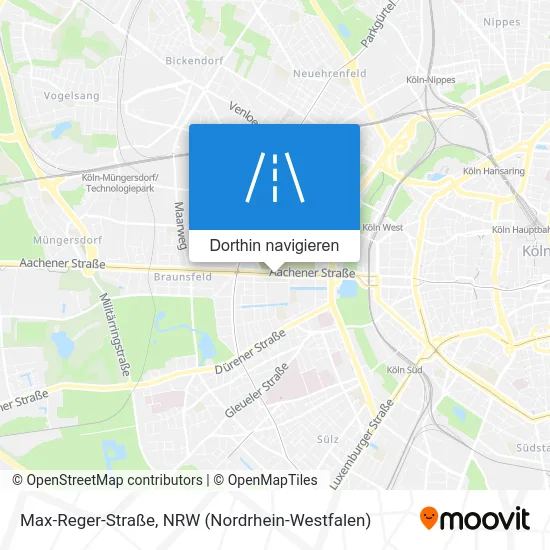 Max-Reger-Straße Karte