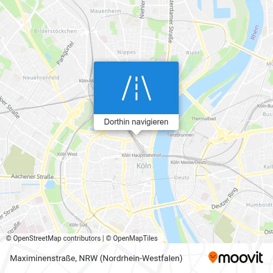 Maximinenstraße Karte