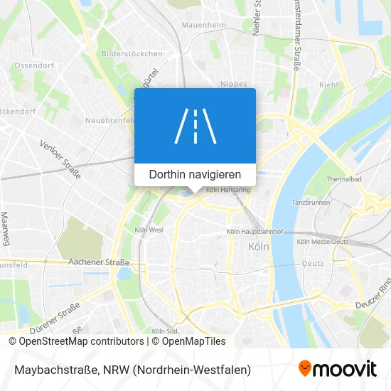 Maybachstraße Karte