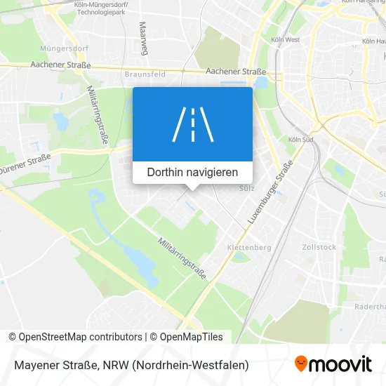 Mayener Straße Karte