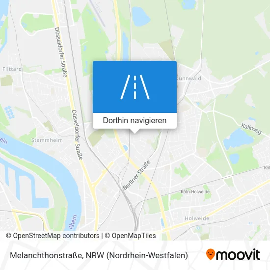 Melanchthonstraße Karte