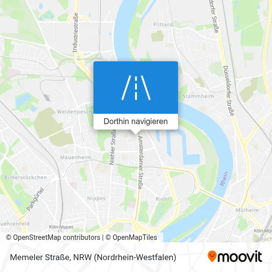 Memeler Straße Karte