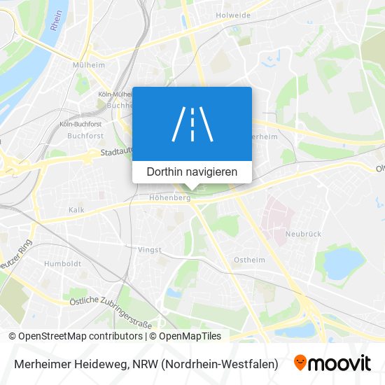 Merheimer Heideweg Karte