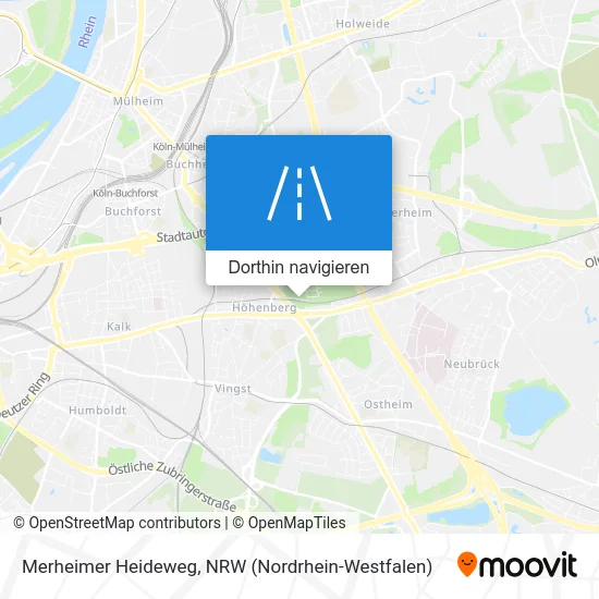 Merheimer Heideweg Karte