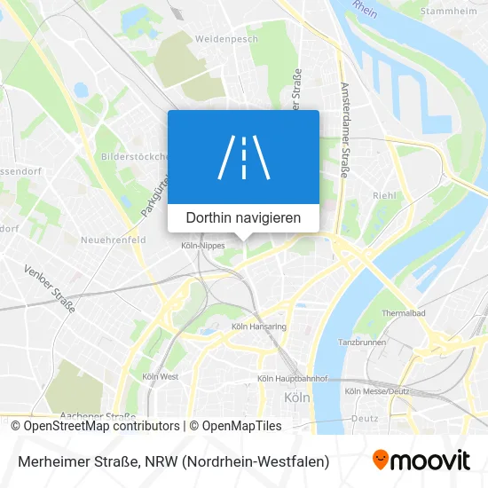 Merheimer Straße Karte