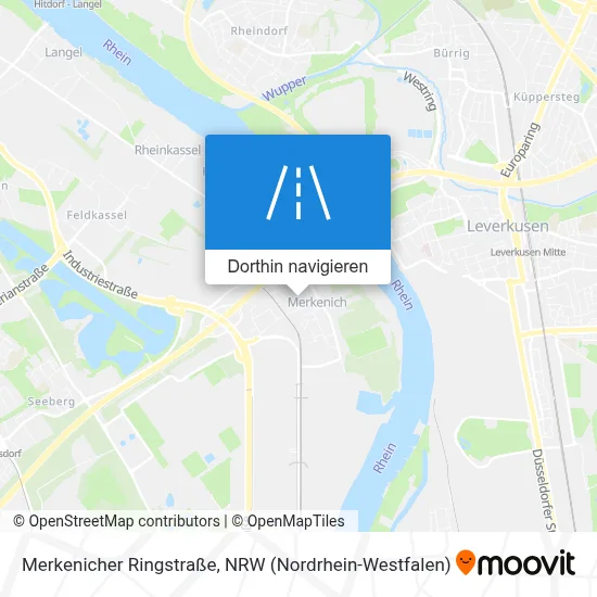 Merkenicher Ringstraße Karte