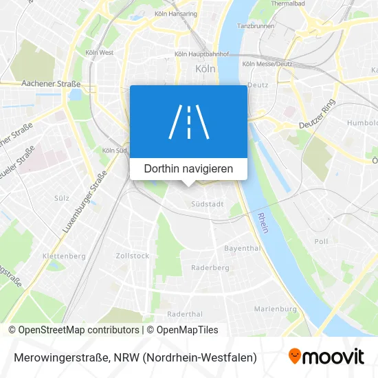 Merowingerstraße Karte