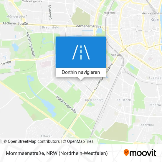 Mommsenstraße Karte