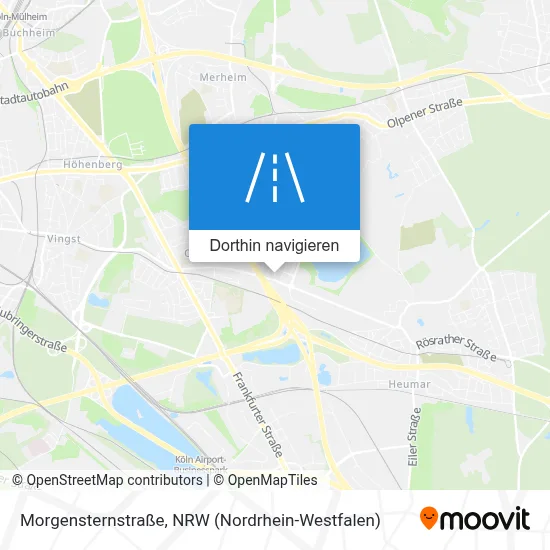 Morgensternstraße Karte