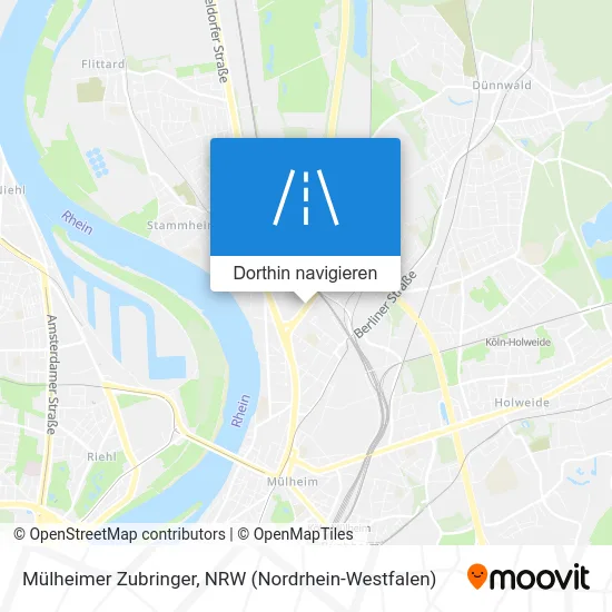 Mülheimer Zubringer Karte