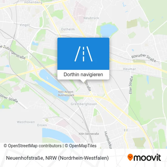 Neuenhofstraße Karte