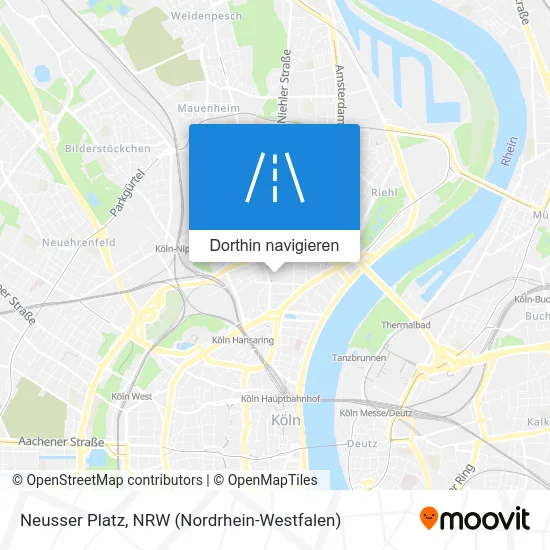 Neusser Platz Karte