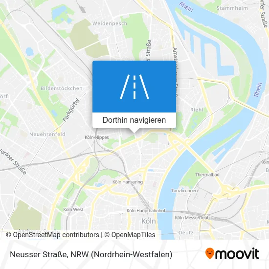Neusser Straße Karte
