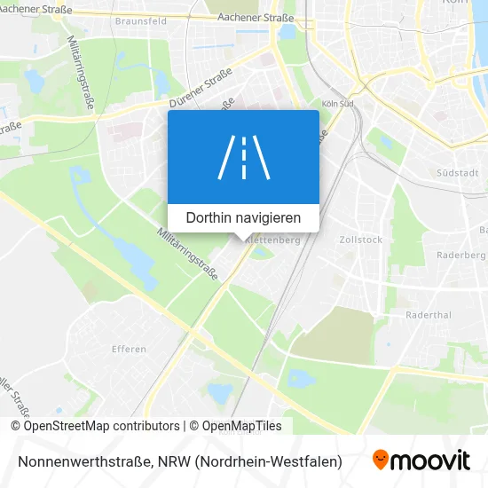 Nonnenwerthstraße Karte