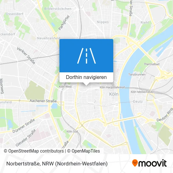 Norbertstraße Karte